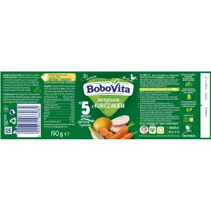 BoboVita Jarzynowa z kurczakiem po 5 miesiącu 190 g