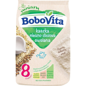 BoboVita Kaszka mleczno-zbożowa owsiana po 8 miesiącu 230 g