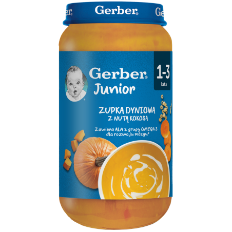 Gerber Zupka Dyniowa z nutą kokosa 250g