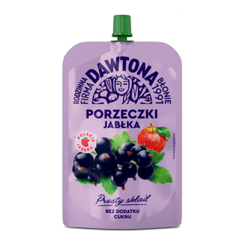 Dawtona Mus jabłkowo-porzeczkowy 180g