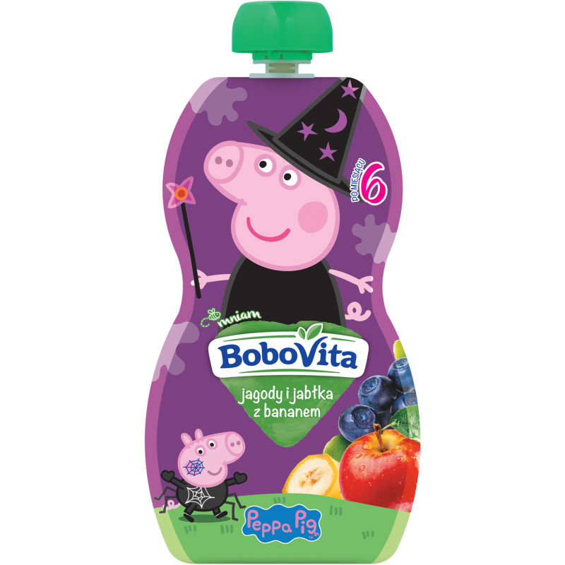 BoboVita Mus jagody i jabłka z bananem po 6 miesiącu 100 g