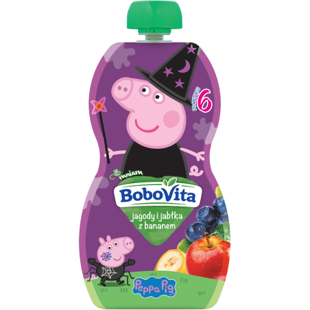 BoboVita Mus jagody i jabłka z bananem po 6 miesiącu 100 g