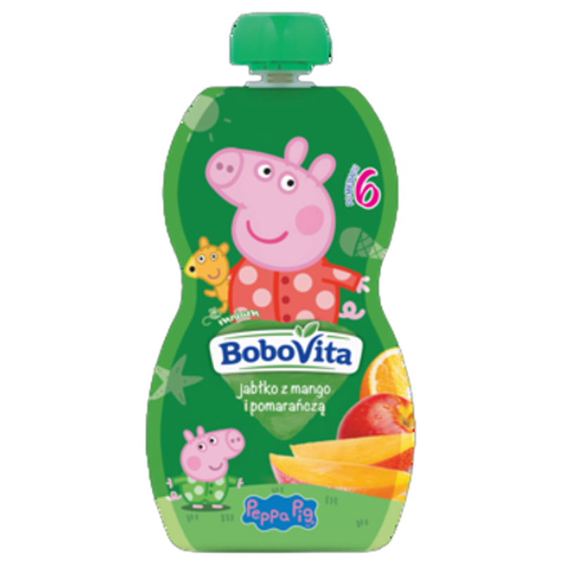BoboVita Mus jabłko z mango i pomarańczą po 6 miesiącu 100 g