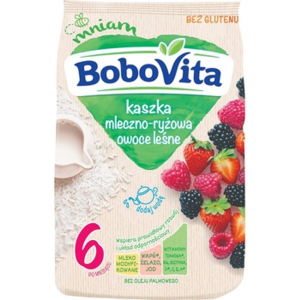 BoboVita Kaszka mleczno-ryżowa owoce leśne po 6 miesiącu 230 g