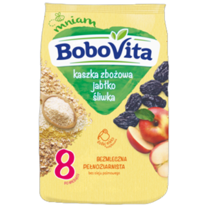 BoboVita Kaszka zbożowa jabłko śliwka po 8 miesiącu 180 g