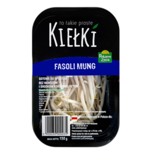 KIEŁKI FASOLI MUNG POLSKA 150G POKARM ŻYCIA