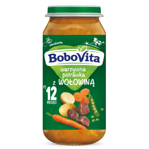 BoboVita Warzywna potrawka z wołowiną po 12 miesiącu 250 g