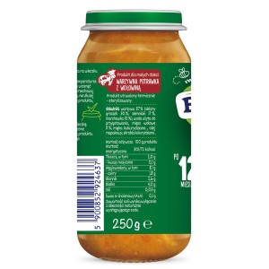 BoboVita Warzywna potrawka z wołowiną po 12 miesiącu 250 g