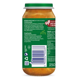 BoboVita Warzywna potrawka z wołowiną po 12 miesiącu 250 g