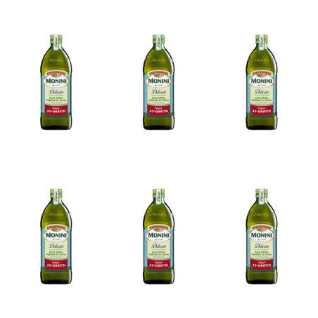 Monini Oliwa z oliwek Extra Vergine Delicato 750ml + 33% X6