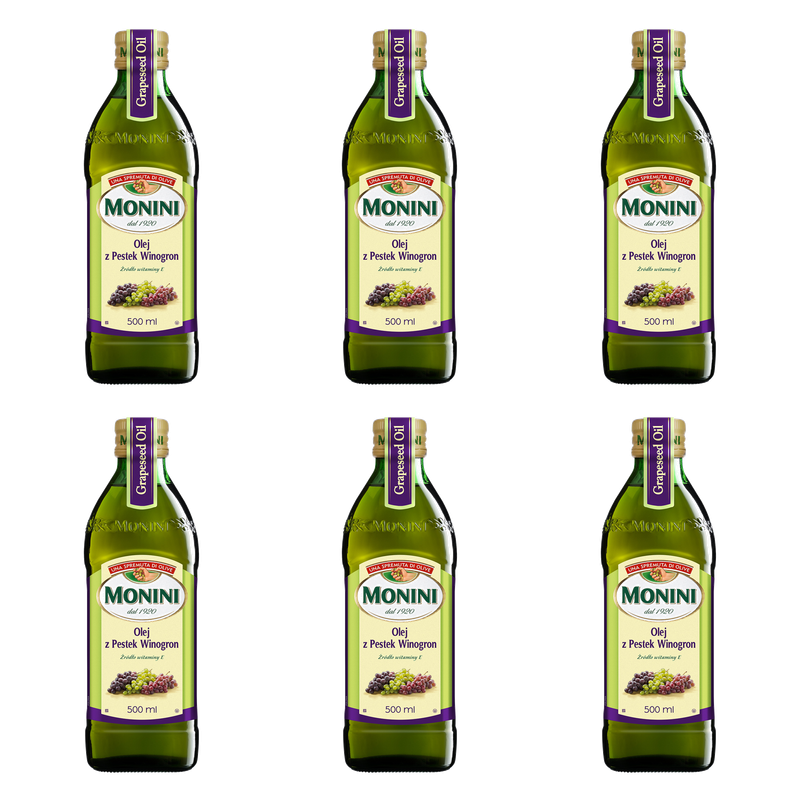 Monini Olej z pestek winogron 500 ml X6