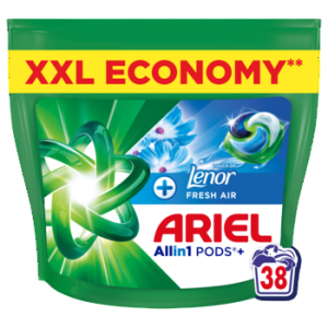Ariel Allin1 PODS+ Touch of Lenor Fresh Air Kapsułki do prania, 38 prań