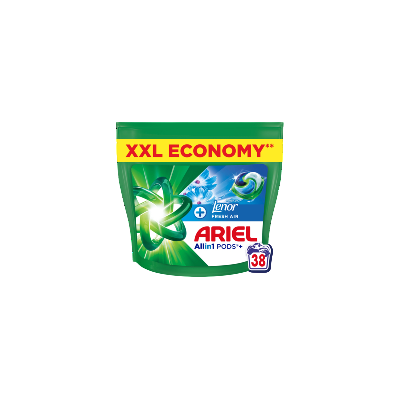 Ariel Allin1 PODS+ Touch of Lenor Fresh Air Kapsułki do prania, 38 prań