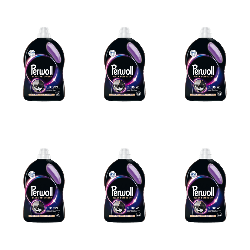 Perwoll Renew Black 3000 ml 60 prań X6