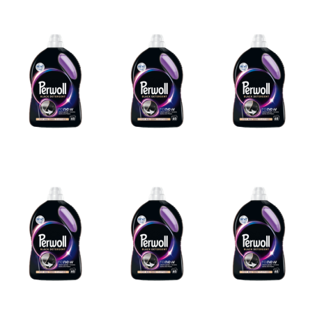 Perwoll Renew Black 3000 ml 60 prań X6