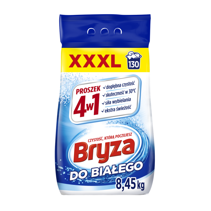 Bryza 4w1 proszek white 8,45kg / 130 prań