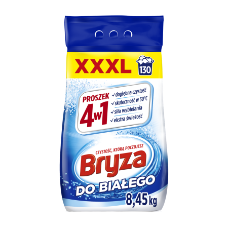 Bryza 4w1 proszek white 8,45kg / 130 prań