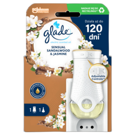 Odświeżacz elektryczny z płynem Glade Sensual Sandalwood & Jasmine 20ml