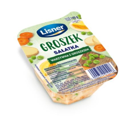 Sałatka warzywna z groszkiem Lisner 140g