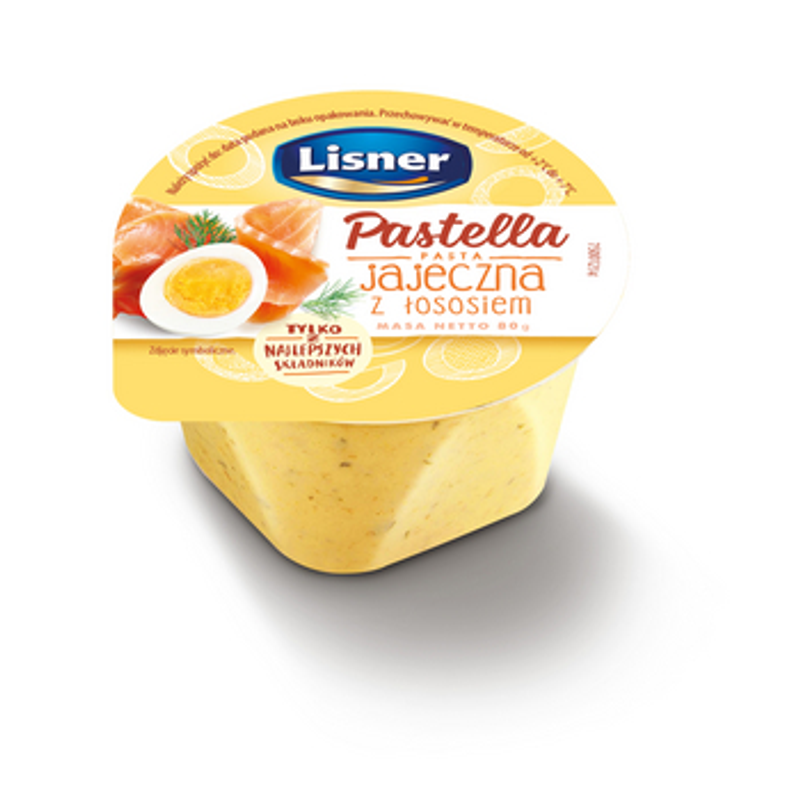 Pastella Pasta jajeczna z łososiem Lisner 80g