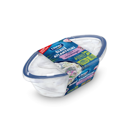 Filety śledziowe w sosie czosnkowym Lisner 280g