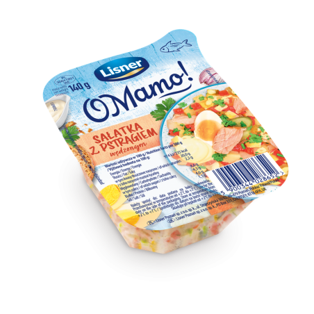 O Mamo! Sałatka z pstrągiem 140 g Lisner