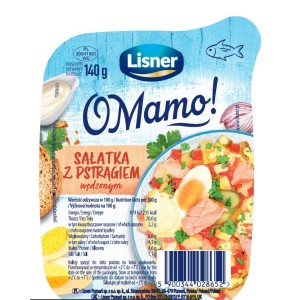 O Mamo! Sałatka z pstrągiem 140 g Lisner