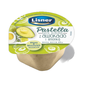Pasta jajeczna z awokado Lisner 80g