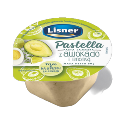 Pasta jajeczna z awokado Lisner 80g