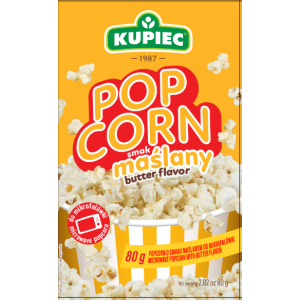 Kupiec Popcorn o smaku maślanym 80g