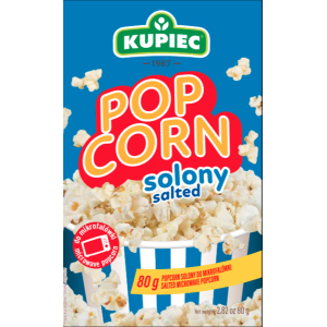 Kupiec Popcorn solony 80g