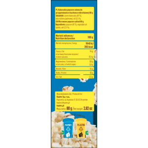Kupiec Popcorn solony 80g