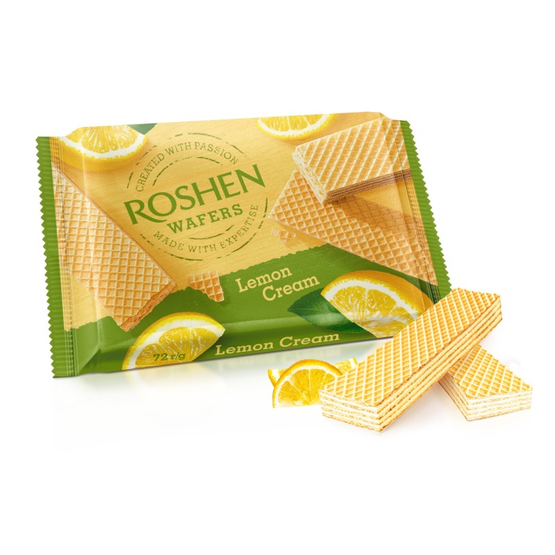 Wafers Roshen Lemon 72 g