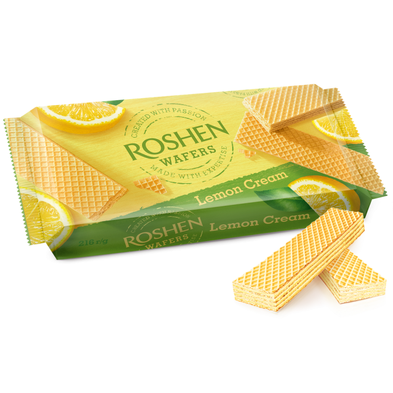 Wafers Roshen Lemon 216 g