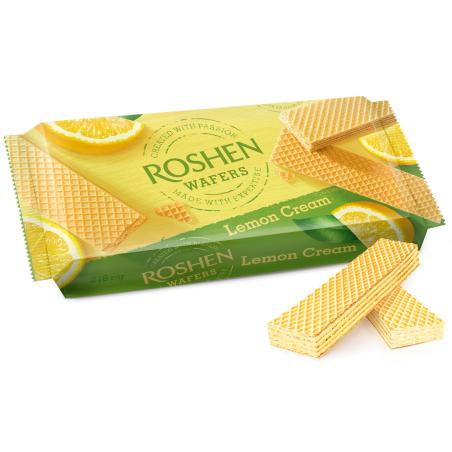 Wafers Roshen Lemon 216 g