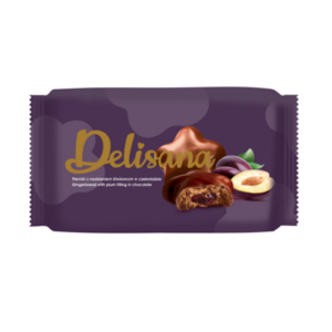 DELISANA Pierniki z nadzieniem śliwkowym w czekoladzie 200g