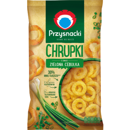 Przysnacki Chrupki o smaku zielona cebulka 140 g