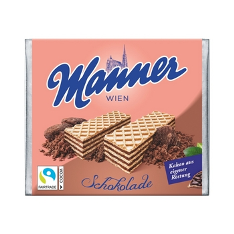 Manner Wafle z kremem czekoladowym 75g