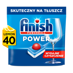 Finish Tabletki do zmywarki Power All-in-1 lemon 40 szt.