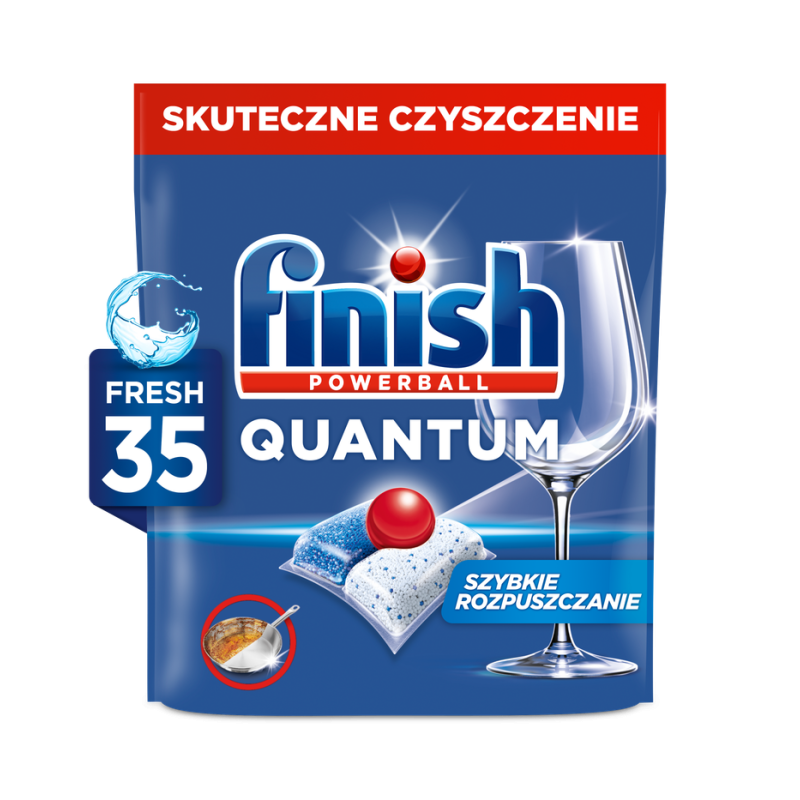 FINISH Tabletki do zmywarki Quantum All-in-1 35 fresh