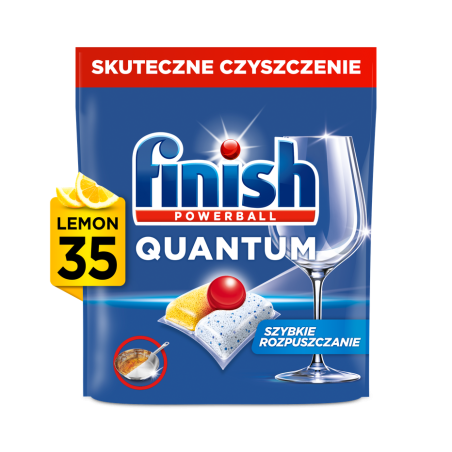 Finish Kapsułki do zmywarki Quantum All-in-1 lemon 35 szt.