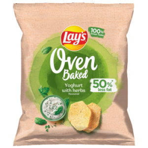 Lay's Oven Baked Chipsy o smaku jogurtu z ziołami 40g