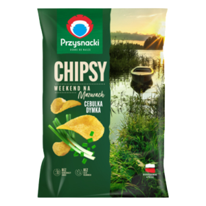 Przysnacki chipsy Weekend na Mazurach o smaku cebulki dymki