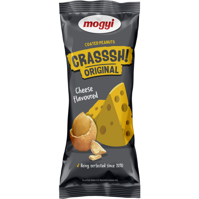 Crasssh Original - orzeszki ziemne w skorupce o smaku serowym 60g Mogyi