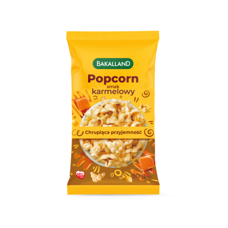 Bakalland Popcorn smak karmelowy 90g