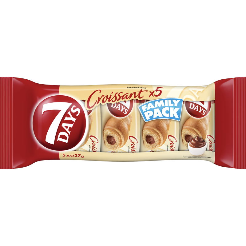 7 Days Cocoa 5x37g Multipack
