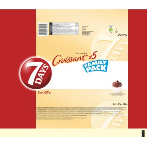7 Days Cocoa 5x37g Multipack