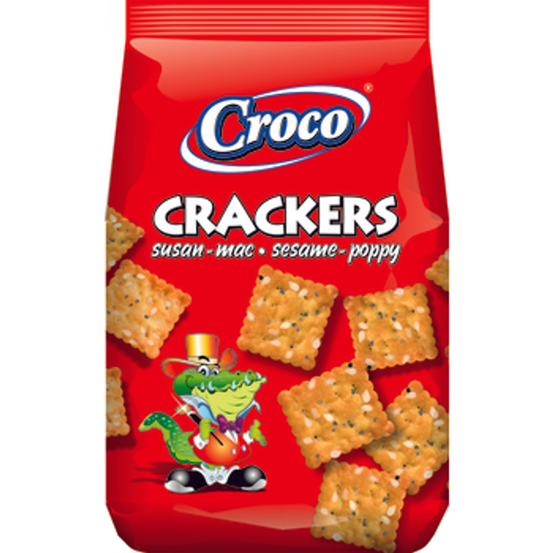 CROCO krakersy z sezamem i makiem 100 g