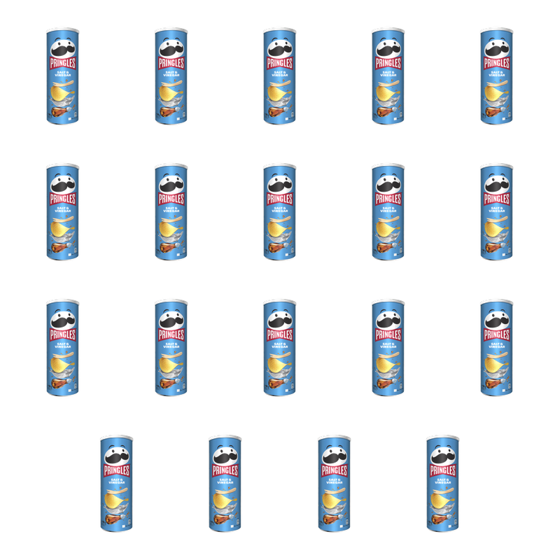 Pringles Salt & Vinegar 165g X19