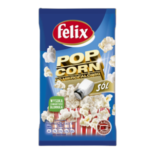 felix Popcorn do mikrofalówki sól 90 g X24